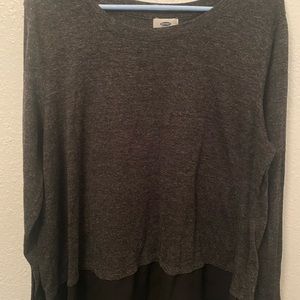 Cute grey & black dress shirt